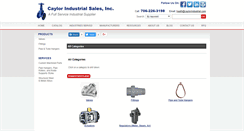 Desktop Screenshot of industrial-supplier.caylorindustrial.com